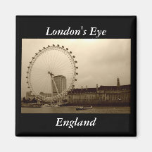 London's Eye, England magnet