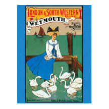 Londres Weymouth ferroviaire occidental du sud Carte Postale