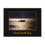 'Lone Boaters at Twilight'  Postcard