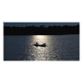 Lone fisherman custom photo card