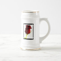 Lone Rose Beer Stein Mug
