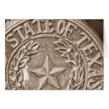 Lone Star State of Texas Card