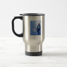 Lone Surfer Travel Mug