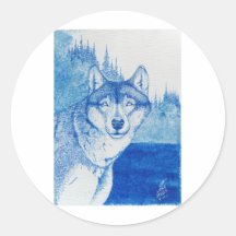 Lone Wolf Spirit Sticker