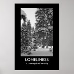 Loneliness Demotivational Poster posters
