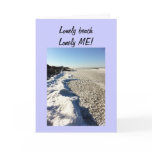 LONELY BEACH-LONLEY ME! GREETING CARDS