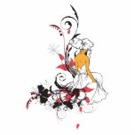 lonely beauty vector design acrylic cut out