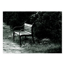lonely bench pocket calendar 2011 business cards