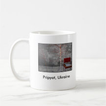 Lonely Chair, Pripyat, Ukraine. Coffee Mug