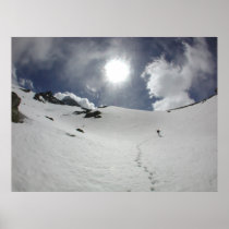 Lonely climber poster