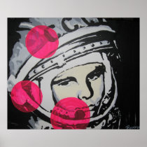 "Lonely Cosmonaut" Poster