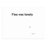 Lonely flea Postcard