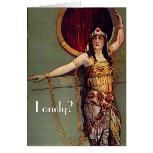 Lonely?  Greeting Card