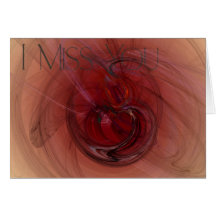 Lonely Heart - I Miss You. Greeting Cards