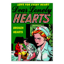 Lonely Heart Nurse - Love Romance Art Card