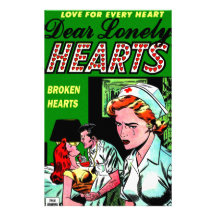 Lonely Heart Nurse - Love Romance Art Customized Stationery