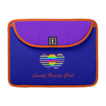 Lonely Hearts Club. Gay Pride Design Sleeve For MacBook Pro