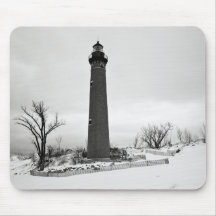 Lonely Lighthouse Mouse Pad