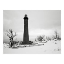 Lonely Lighthouse Postcard