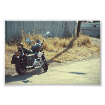 Lonely Rider Photographic Print