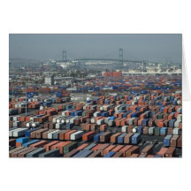 Long Beach Shipping Containers Cards