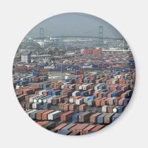 Long Beach Shipping Containers Magnets