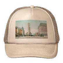 Long carré d'acre (périodes), New York Casquettes