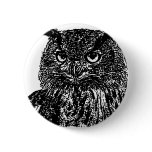 Long Eared Owl buttons