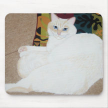 Long Hair Domestic Cat Mousepad