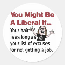 Long Hair, No Job Stickers