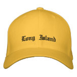 Long Island New York. Hat Embroidered Baseball Caps
