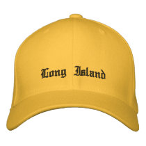 Long Island New York. Hat Embroidered Baseball Caps