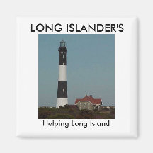 LONG ISLANDER'S, Helping Long Island Refrigerator Magnet