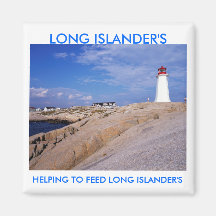 LONG ISLANDER'S, HELPING TO FEED LO... REFRIGERATOR MAGNET