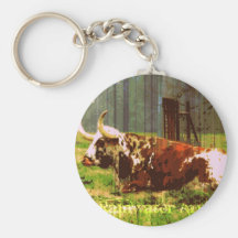 Long klaxon du Texas Porte-clé