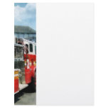 Long Ladder on Fire Truck Letterhead Template