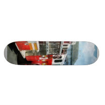 Long Ladder on Fire Truck Skate Board Decks