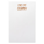 Long Live Country Stationery Design