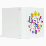 Long Live Hippies Vinyl Binder