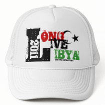 LONG LIVE LIBYA AND THE REVOLUTION 2011 MESH HATS