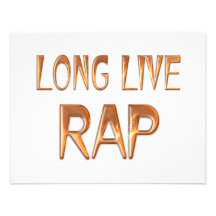 Long Live Rap Custom Invites