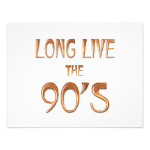 Long Live the 90s Invite