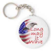 Long May It Wave Keychain