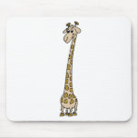 Long Necked Giraffe mousepads