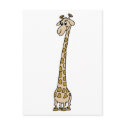 Long Necked Giraffe postcards