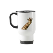 Long Necked Giraffe  Travel Mug