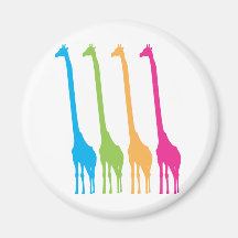 Long Necks Fridge Magnet