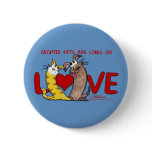 Long on Love-Cat and Dog Button
