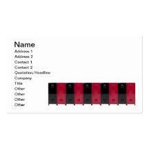 Long Row of Lockers Business Cards