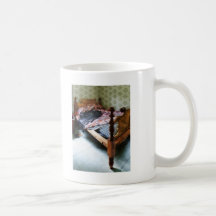 Long Sleeved Dress on Bed Coffee Mug